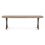 Rapallo 60" Bench in Natural Mango Wood from Home Trends & Design - Luna Furniture