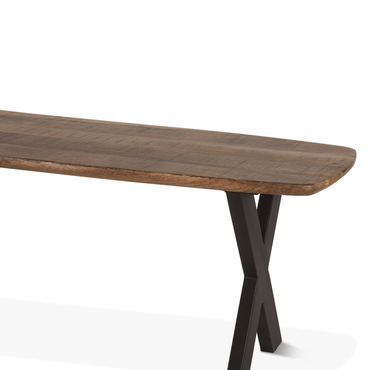 Rapallo 60" Bench in Natural Mango Wood from Home Trends & Design - Luna Furniture