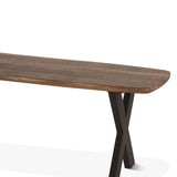 Rapallo 60" Bench in Natural Mango Wood from Home Trends & Design - Luna Furniture
