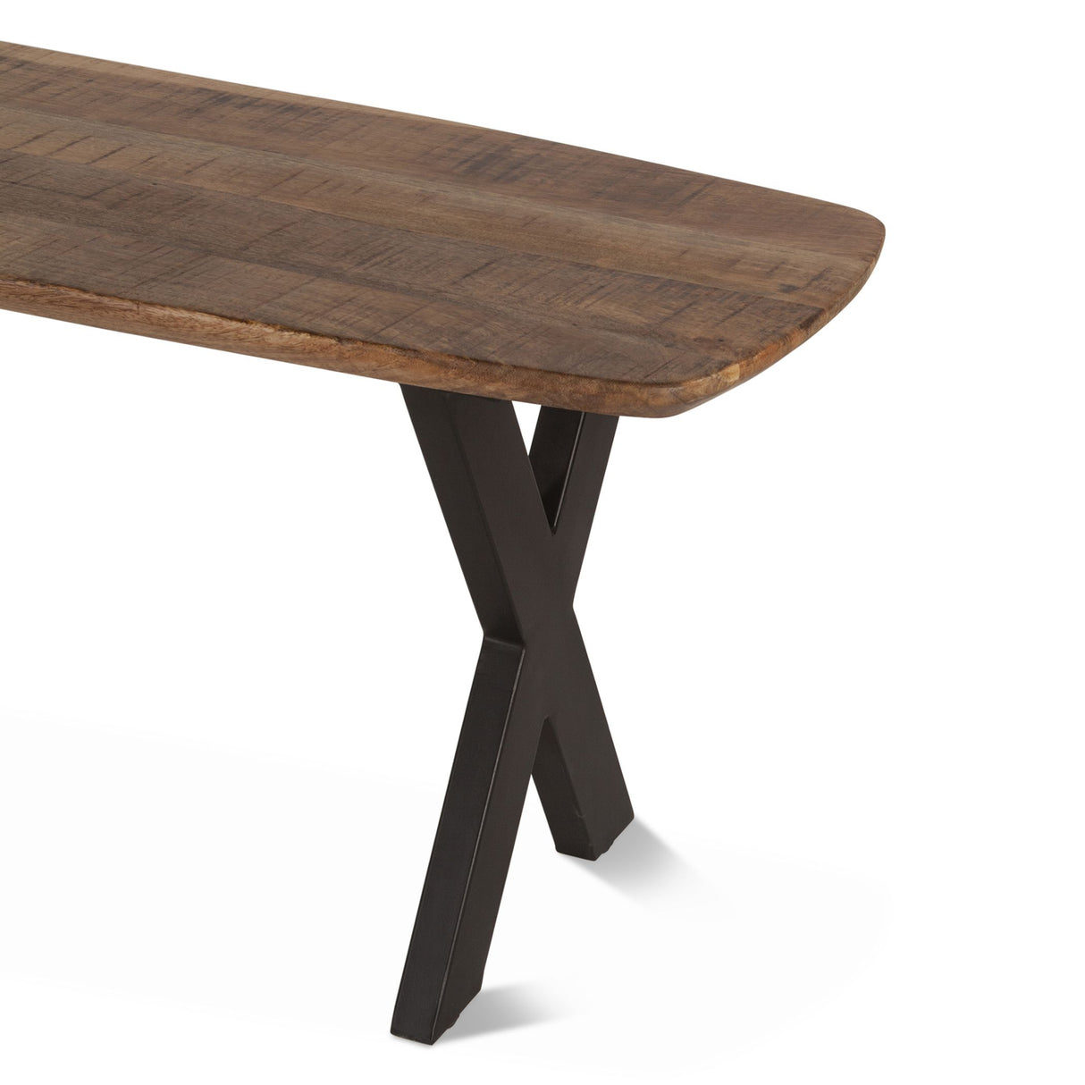 Rapallo 60" Bench in Natural Mango Wood from Home Trends & Design - Luna Furniture