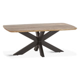 Rapallo 46" Coffee Table in Natural Mango Wood from Home Trends & Design - Luna Furniture