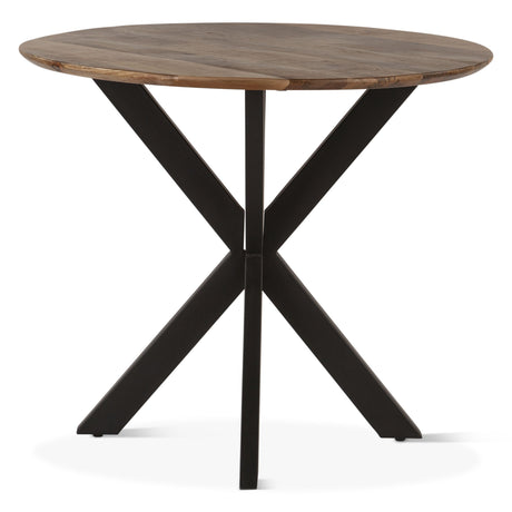 Rapallo 42" Round Gathering Table in Natural from Home Trends & Design - Luna Furniture