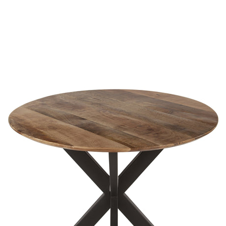 Rapallo 42" Round Gathering Table in Natural from Home Trends & Design - Luna Furniture