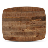 Rapallo 28" Side Table in Natural Mango Wood and Iron from Home Trends & Design - Luna Furniture
