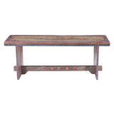 Rustic Roots 48" Hand Painted Bench