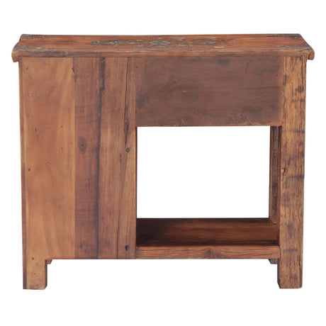 Rustic Roots 36" Hand Painted Console Table with Four Drawers from Home Trends & Design - Luna Furniture