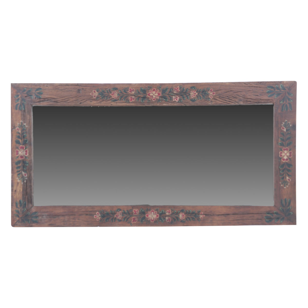 Rustic Roots 79" Hand Painted Mirror from Home Trends & Design - Luna Furniture