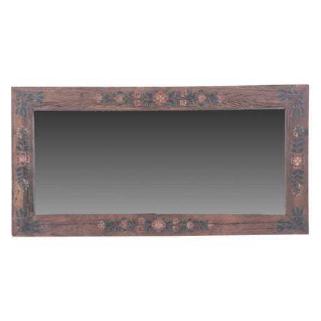 Rustic Roots 79" Hand Painted Mirror from Home Trends & Design - Luna Furniture