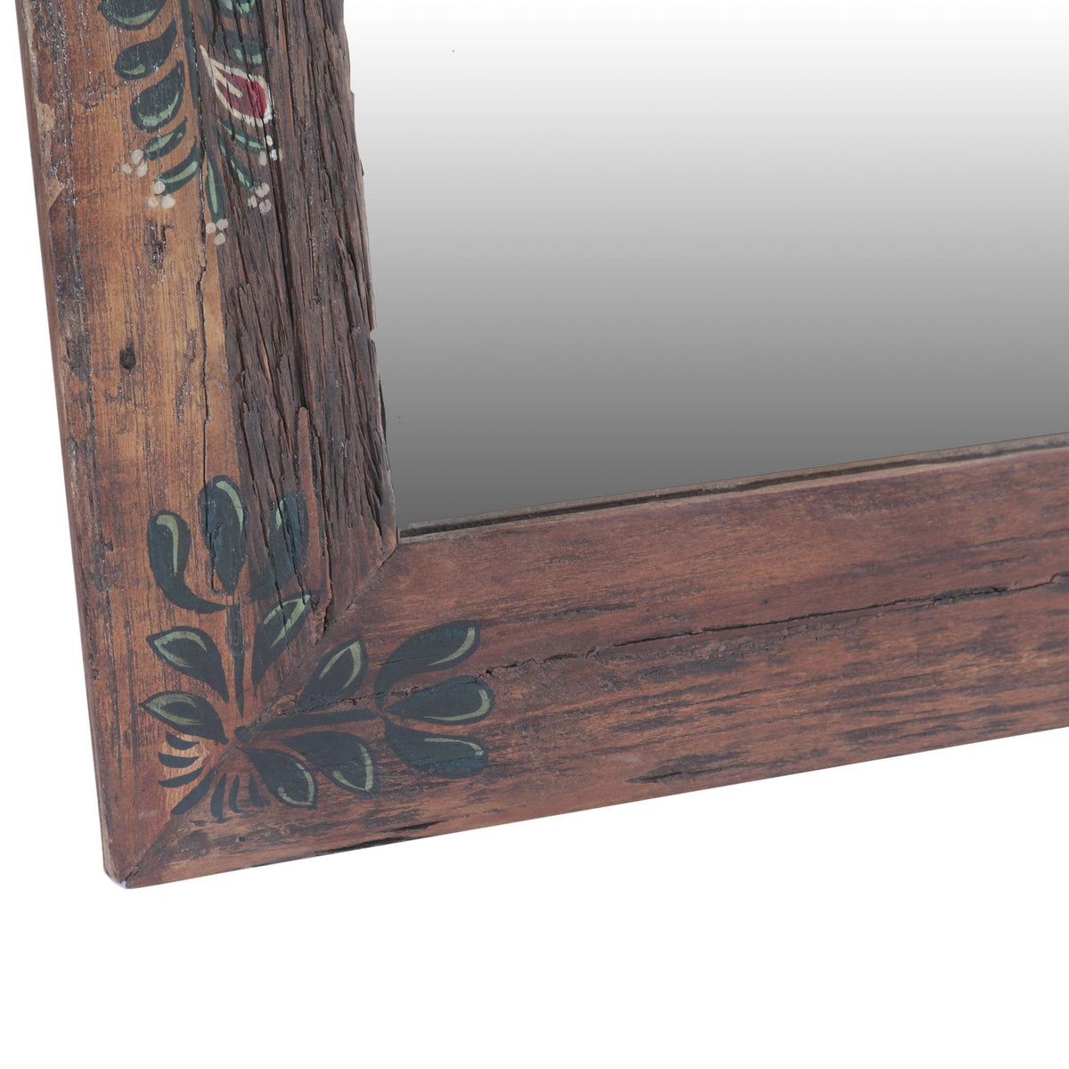 Rustic Roots 79" Hand Painted Mirror from Home Trends & Design - Luna Furniture
