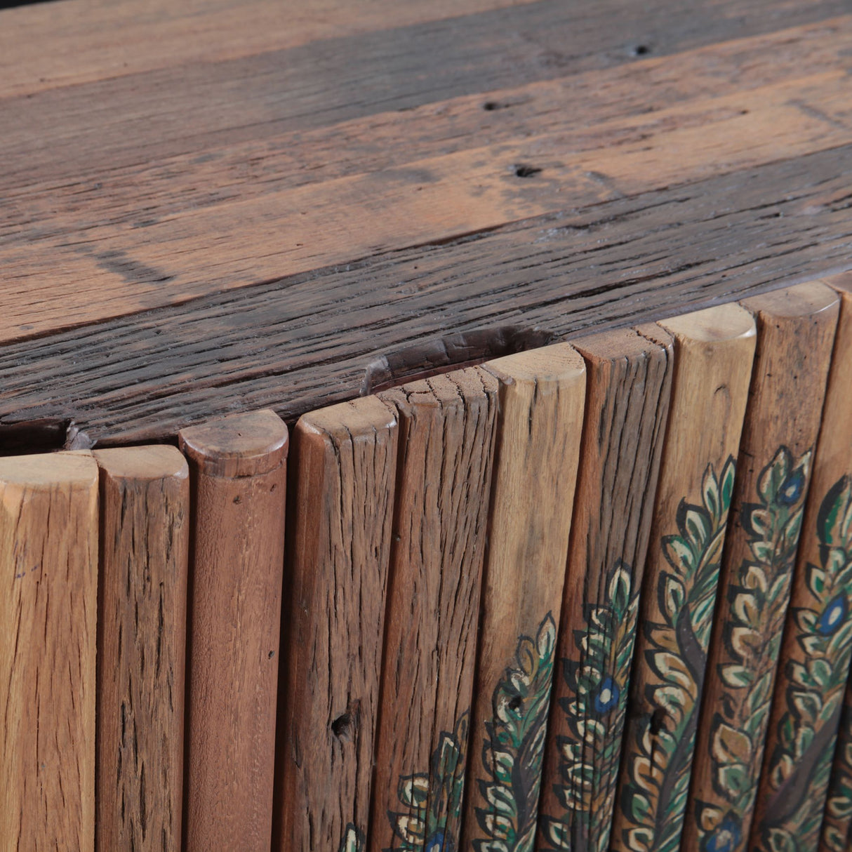 Rustic Roots 48" Hand Painted Sideboard from Home Trends & Design - Luna Furniture