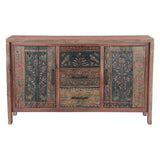 Rustic Roots 60" Hand Painted Sideboard with Two Doors and Three Drawers from Home Trends & Design - Luna Furniture