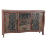 Rustic Roots 60" Hand Painted Sideboard with Two Doors and Three Drawers from Home Trends & Design - Luna Furniture