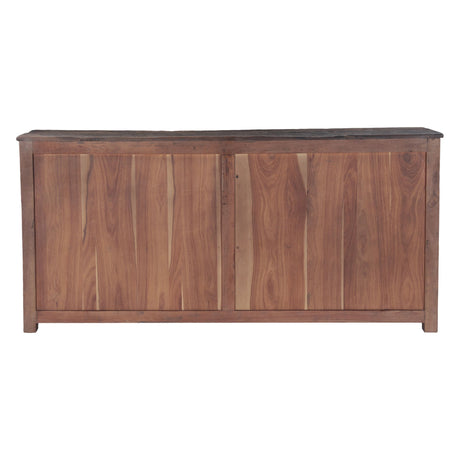 Rustic Roots 79" Hand Painted Sideboard with Four Doors and Four Drawers from Home Trends & Design - Luna Furniture