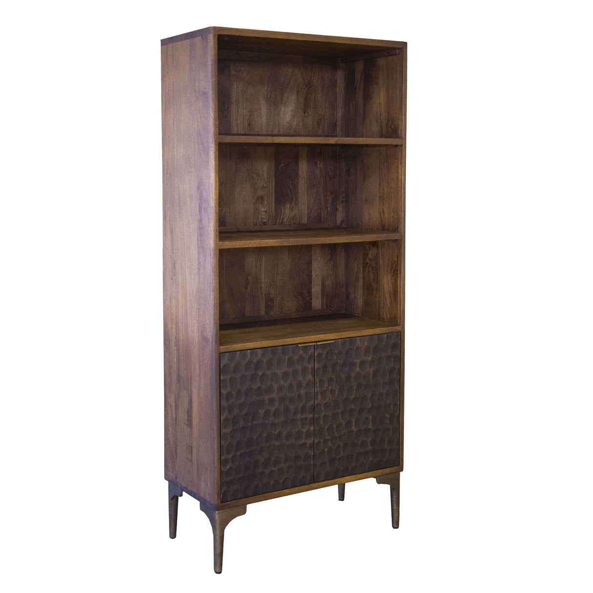 Santa Cruz 34" Bookshelf in Two Tone from Home Trends & Design - Luna Furniture