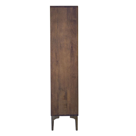 Santa Cruz 34" Bookshelf in Two Tone from Home Trends & Design - Luna Furniture