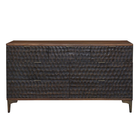 Santa Cruz 60" Dresser in Two Tone from Home Trends & Design - Luna Furniture