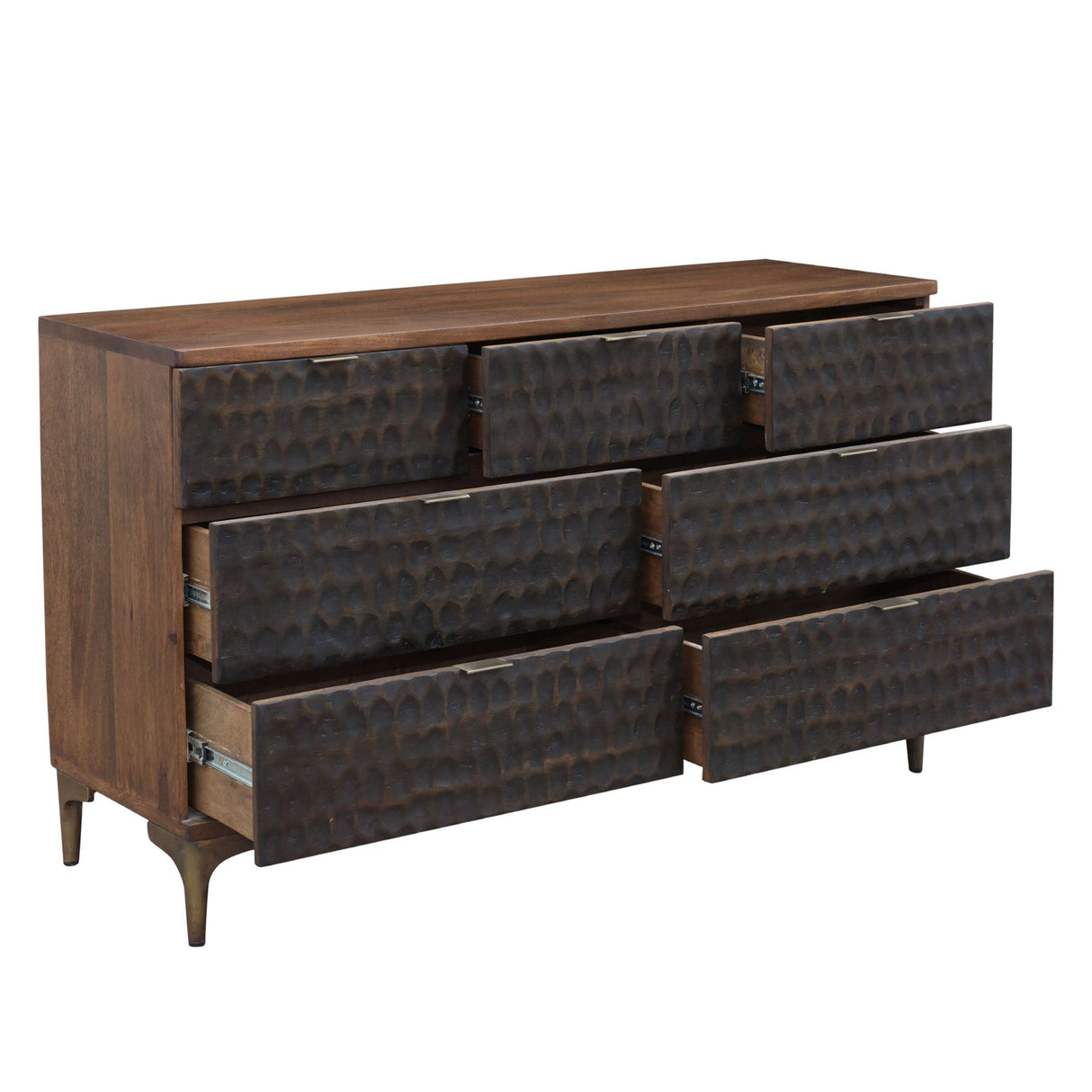 Santa Cruz 60" Dresser in Two Tone from Home Trends & Design - Luna Furniture