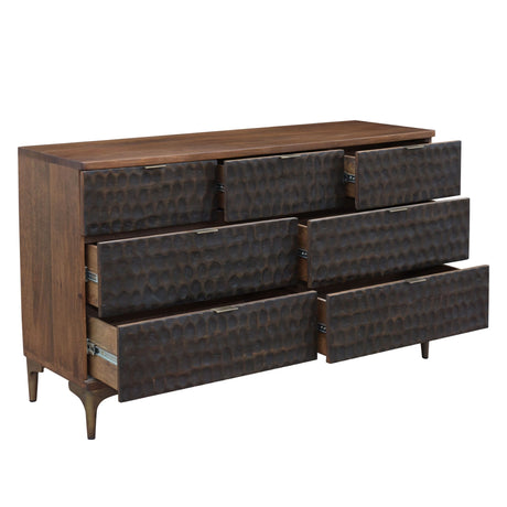 Santa Cruz 60" Dresser in Two Tone from Home Trends & Design - Luna Furniture