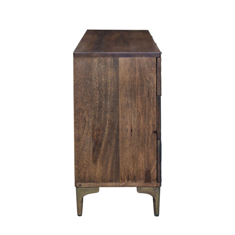 Santa Cruz 60" Dresser in Two Tone from Home Trends & Design - Luna Furniture