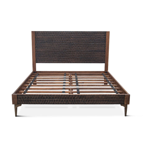 Santa Cruz Queen Bed in Two Tone from Home Trends & Design - Luna Furniture