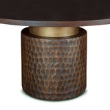 Santa Cruz 60" Round Dining Table in Two Tone from Home Trends & Design - Luna Furniture