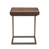 Santa Cruz 18" Side Table in Two Tone from Home Trends & Design - Luna Furniture