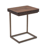 Santa Cruz 18" Side Table in Two Tone from Home Trends & Design - Luna Furniture