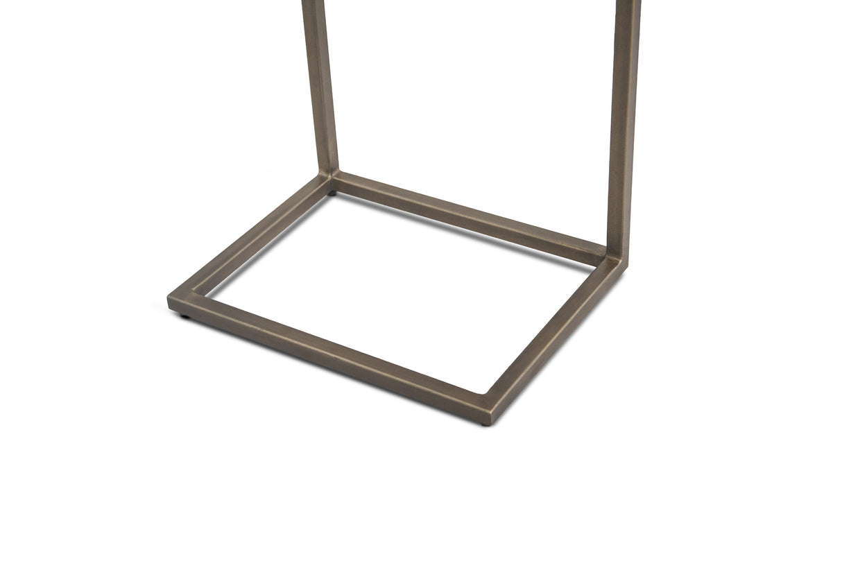 Santa Cruz 18" Side Table in Two Tone from Home Trends & Design - Luna Furniture