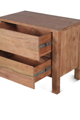 Sedona 32" Nightstand in Brushed Acacia from Home Trends & Design - Luna Furniture