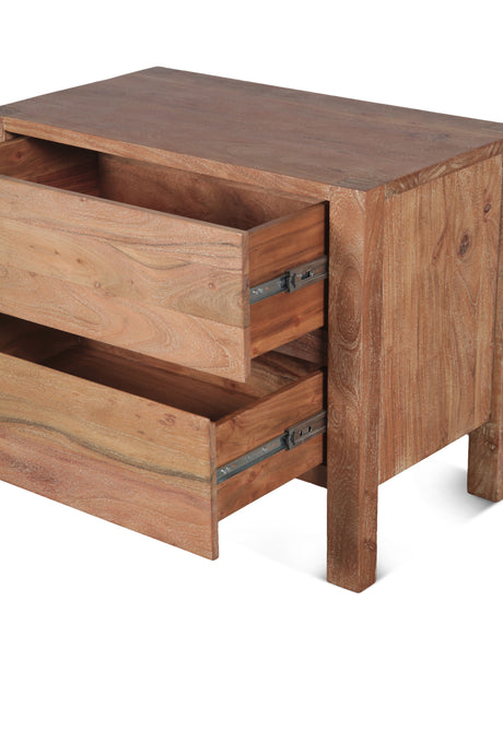 Sedona 32" Nightstand in Brushed Acacia from Home Trends & Design - Luna Furniture