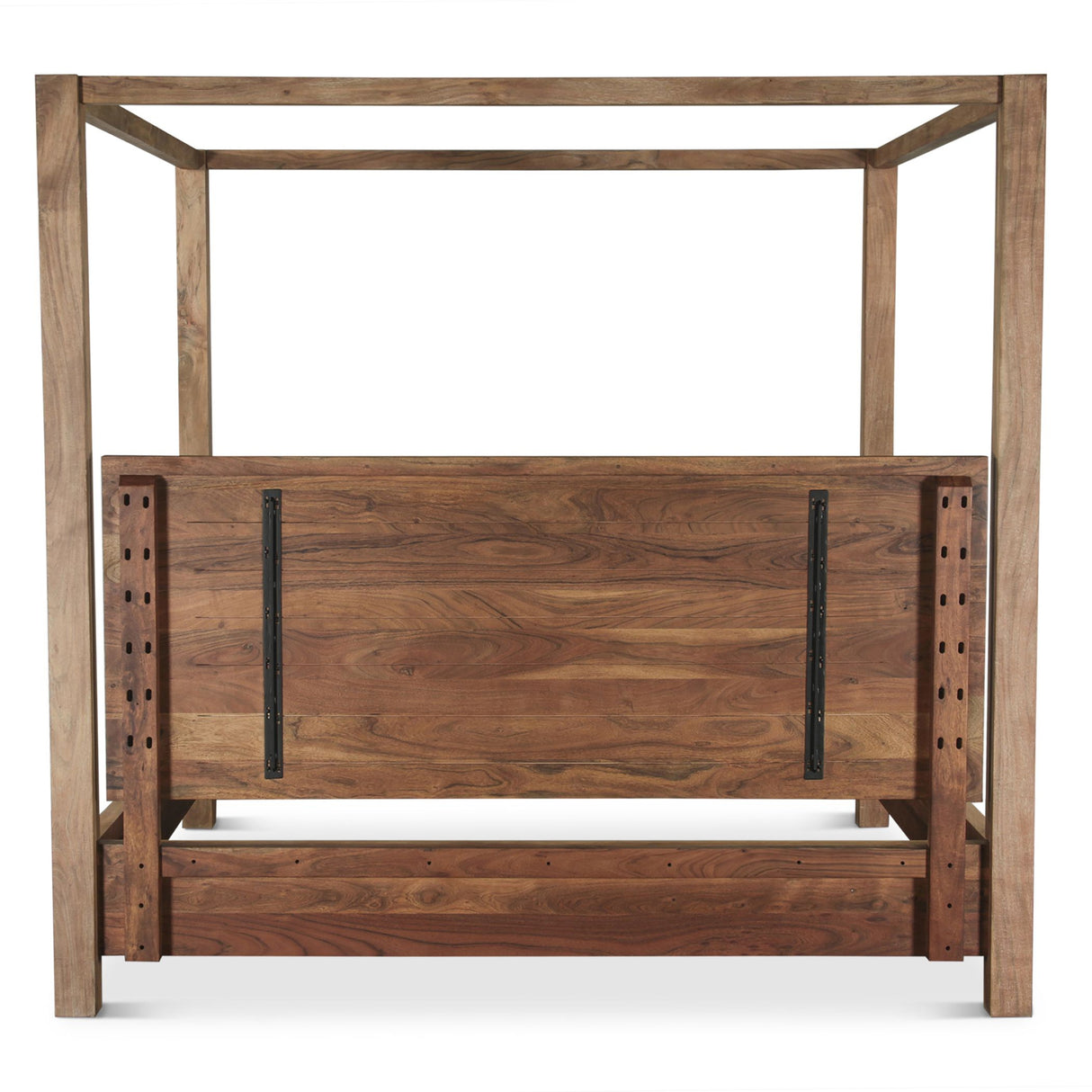 Sedona Canopy King Bed in Brushed Acacia from Home Trends & Design - Luna Furniture
