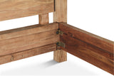 Sedona Canopy King Bed in Brushed Acacia from Home Trends & Design - Luna Furniture