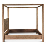 Sedona Canopy King Bed in Brushed Acacia from Home Trends & Design - Luna Furniture