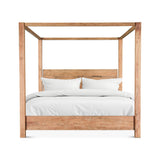 Sedona Canopy King Bed in Brushed Acacia from Home Trends & Design - Luna Furniture