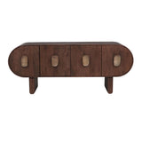 San Juan Royal Brown 75" Four Door Sideboard from Home Trends & Design - Luna Furniture