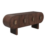 San Juan Royal Brown 75" Four Door Sideboard from Home Trends & Design - Luna Furniture