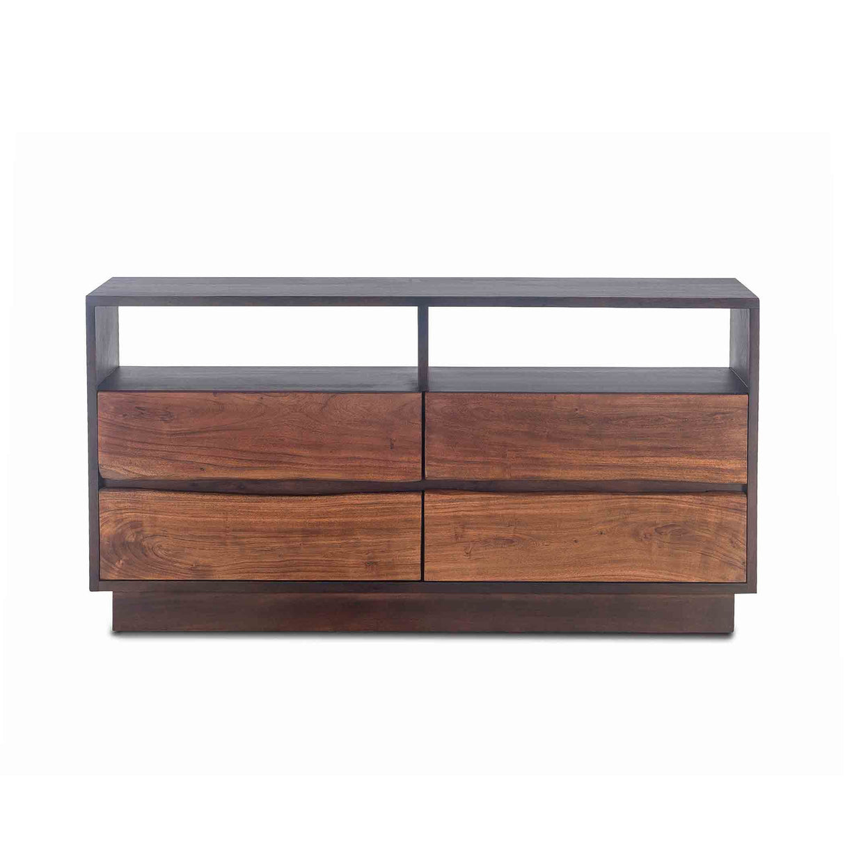 San Marino 64" Dresser in Raw Walnut and Ebony from Home Trends & Design - Luna Furniture
