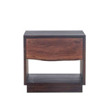 San Marino 24" Nightstand in Raw Walnut from Home Trends & Design - Luna Furniture