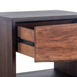 San Marino 24" Nightstand in Raw Walnut from Home Trends & Design - Luna Furniture