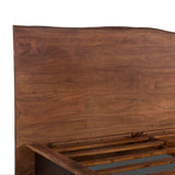 San Marino Queen Bed in Raw Walnut from Home Trends & Design - Luna Furniture