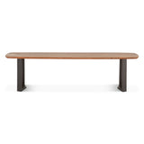 Salerno 68 Bench in Smoked Acacia from Home Trends & Design - Luna Furniture