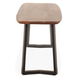 Salerno 68 Bench in Smoked Acacia from Home Trends & Design - Luna Furniture