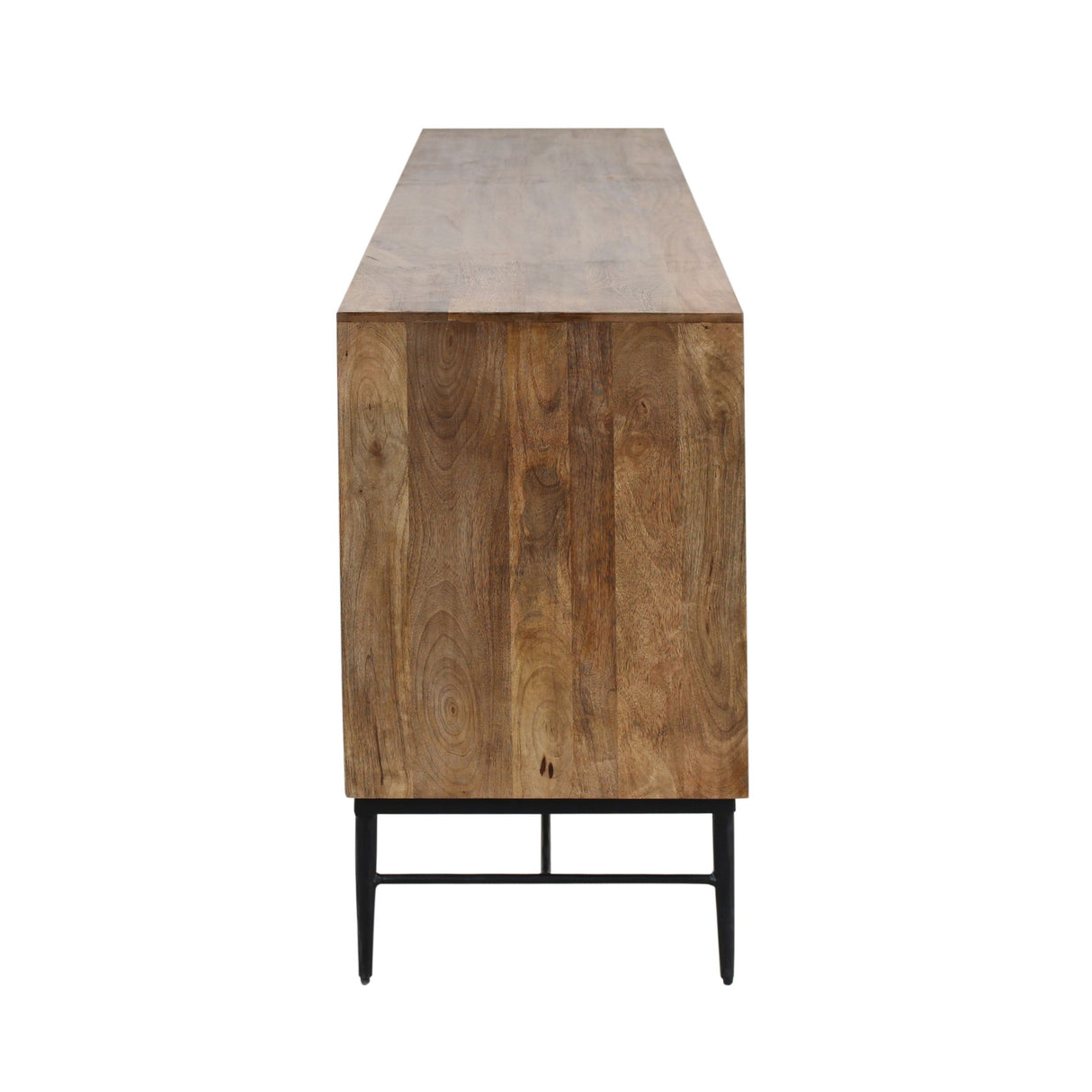 Solomon 80" Sideboard with Horn and Wood Inlay on Metal Base from Home Trends & Design - Luna Furniture