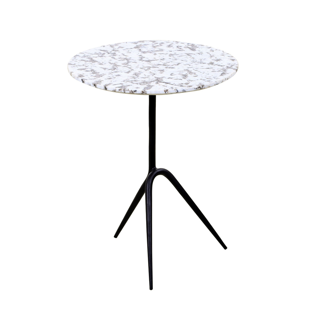 Sperre 18" Accent Table with Alaska White Marble from Home Trends & Design - Luna Furniture