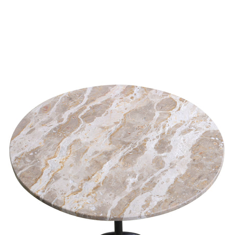 Sperre 18" Accent Table with Capri Beige Marble from Home Trends & Design - Luna Furniture