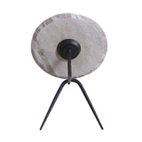 Sperre 18" Accent Table with Capri Beige Marble from Home Trends & Design - Luna Furniture