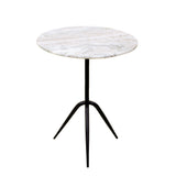 Sperre 18" Accent Table with Fancy Brown Marble from Home Trends & Design - Luna Furniture