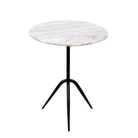 Sperre 18" Accent Table with Fancy Brown Marble from Home Trends & Design - Luna Furniture
