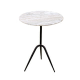 Sperre 18" Accent Table with Fancy Brown Marble from Home Trends & Design - Luna Furniture