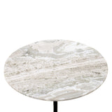 Sperre 18" Accent Table with Fancy Brown Marble from Home Trends & Design - Luna Furniture